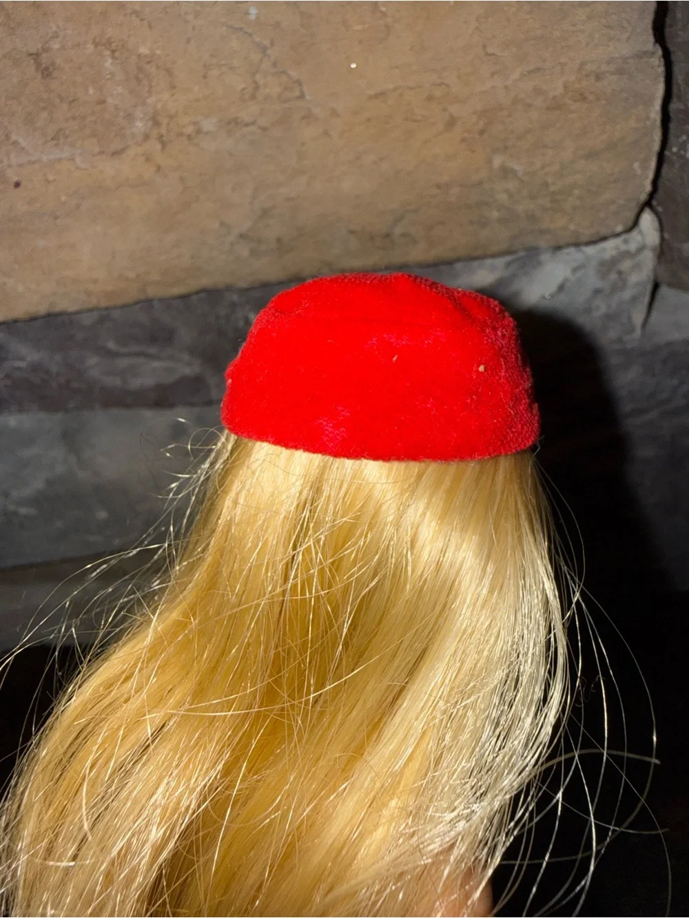 Barbie 60’s Vinatge red pill box hat